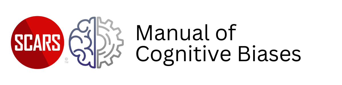 SCARS Manual of Cognitive Biases 2024 on SCARS ScamPsychology.org