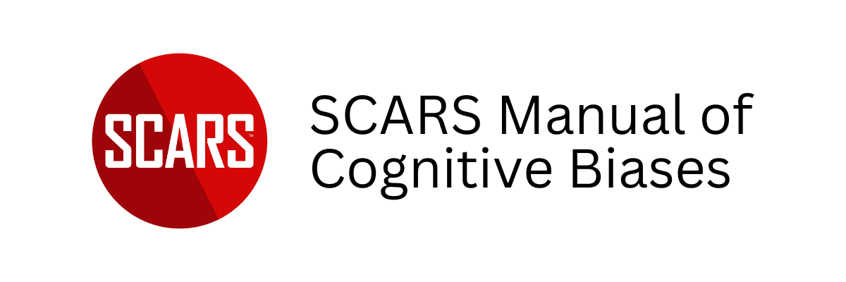 SCARS Manual of Cognitive Biases 2024 on SCARS ScamPsychology.org