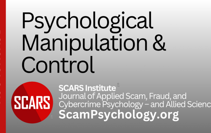 Manipulation and Control - Psychology of Scams/Fraud - Understanding How & Why These Crime Occur - a SCARS Series - on SCARS ScamPsychology.org