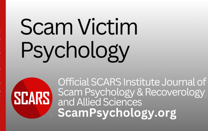 Scam Victim Psychology - on SCARS Institute ScamPsychology.org