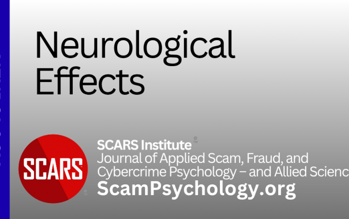 Neurology and Scam Victims on SCARS ScamPsychology.org