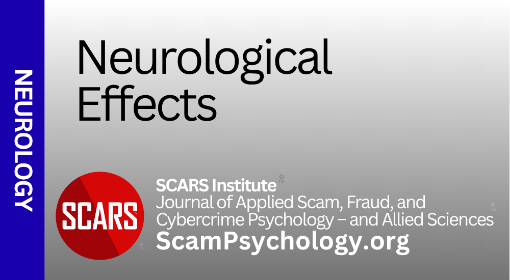 Neurology and Scam Victims on SCARS ScamPsychology.org
