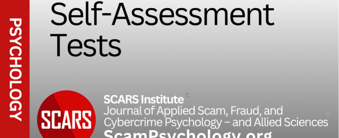 Self-Assessment Tests on the SCARS Institute ScamPsychology.org