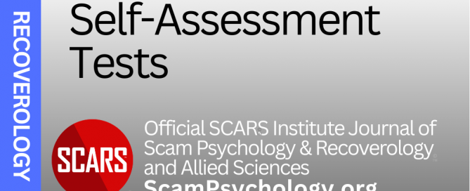 Self-Assessment Tests on the SCARS Institute ScamPsychology.org