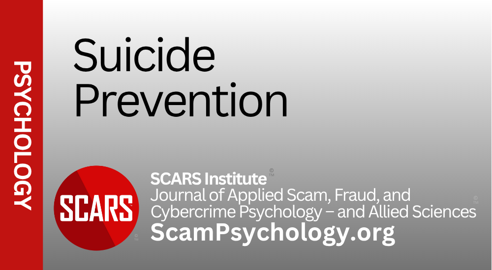 Scam Victim Suicide Prevention for Scam Victim Advocates