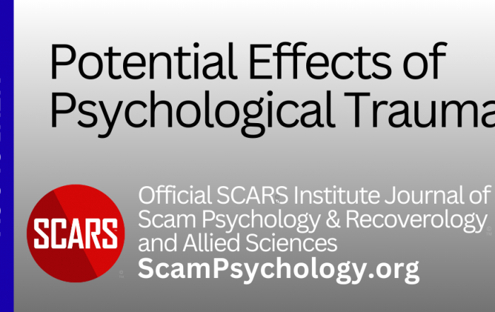 Potential Effects of Psychological Trauma