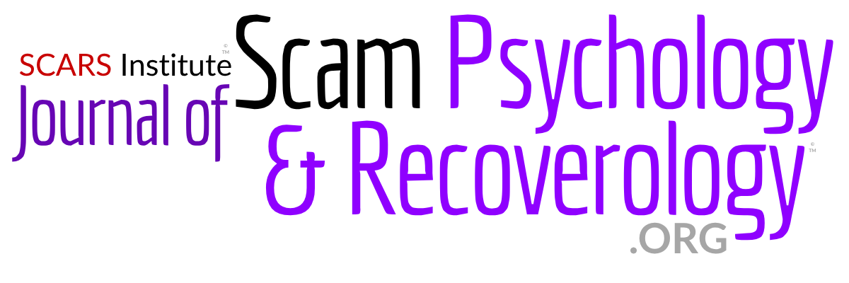 SCARS Institute Journal of Scam Psychology & Recoverology